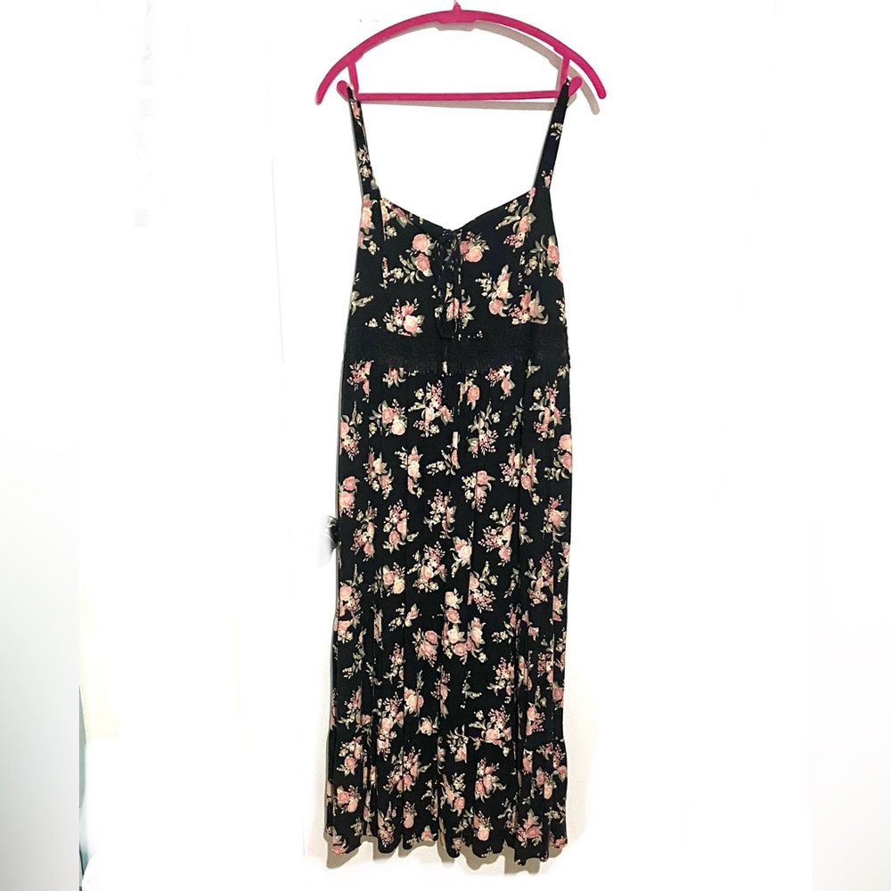 TORRID Maxi Dress with Lace-Up Neckline - Picture 5 of 8